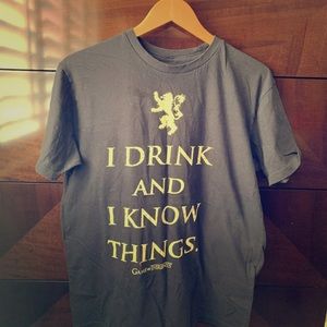 Game of Thrones I Drink and I know things shirt.